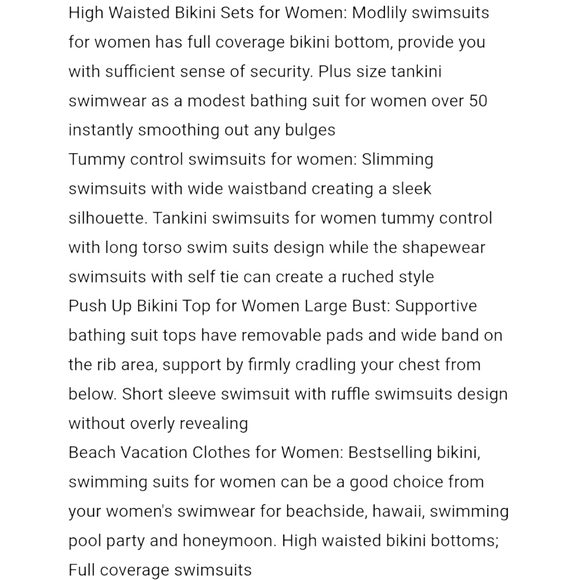 Jolefille - XL 2 Piece High Waisted Bikini Set Tummy CoNTROL - Picture 11 of 14